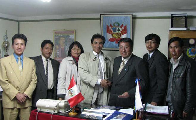 08 peru.jpg - The directors of Consciousness-Based Education with education authorities in Peru have successfully finalized agreements for implementing Transcendental Meditation in over 400 schools in Peru.